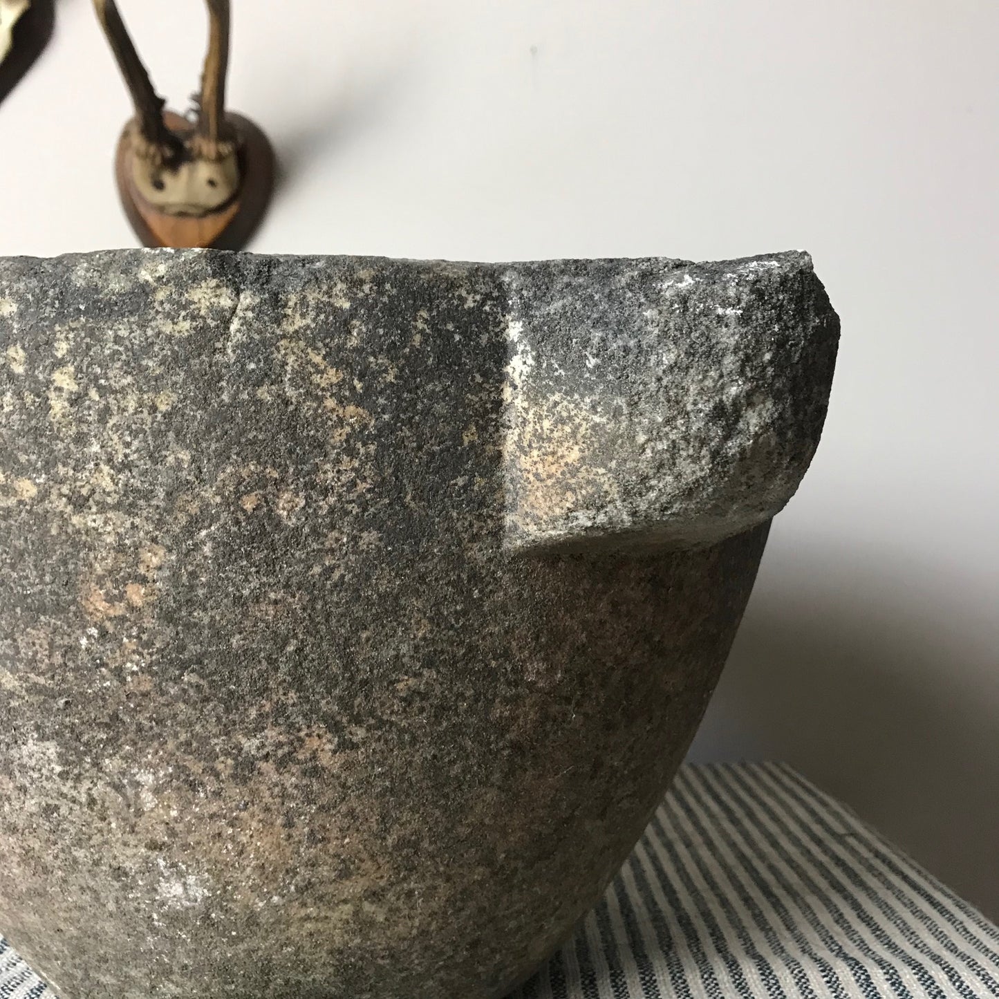 Large Stone Mortar.