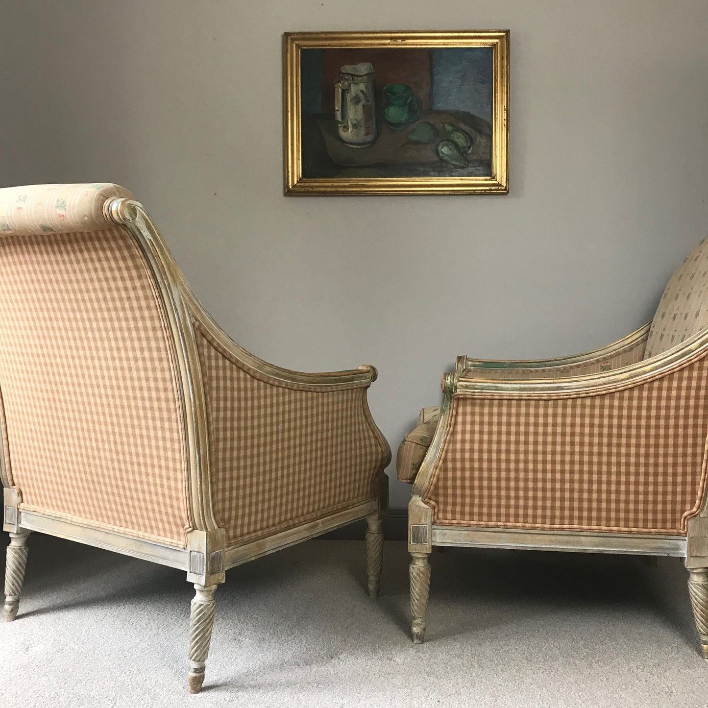 Pair Of French Armchairs.
