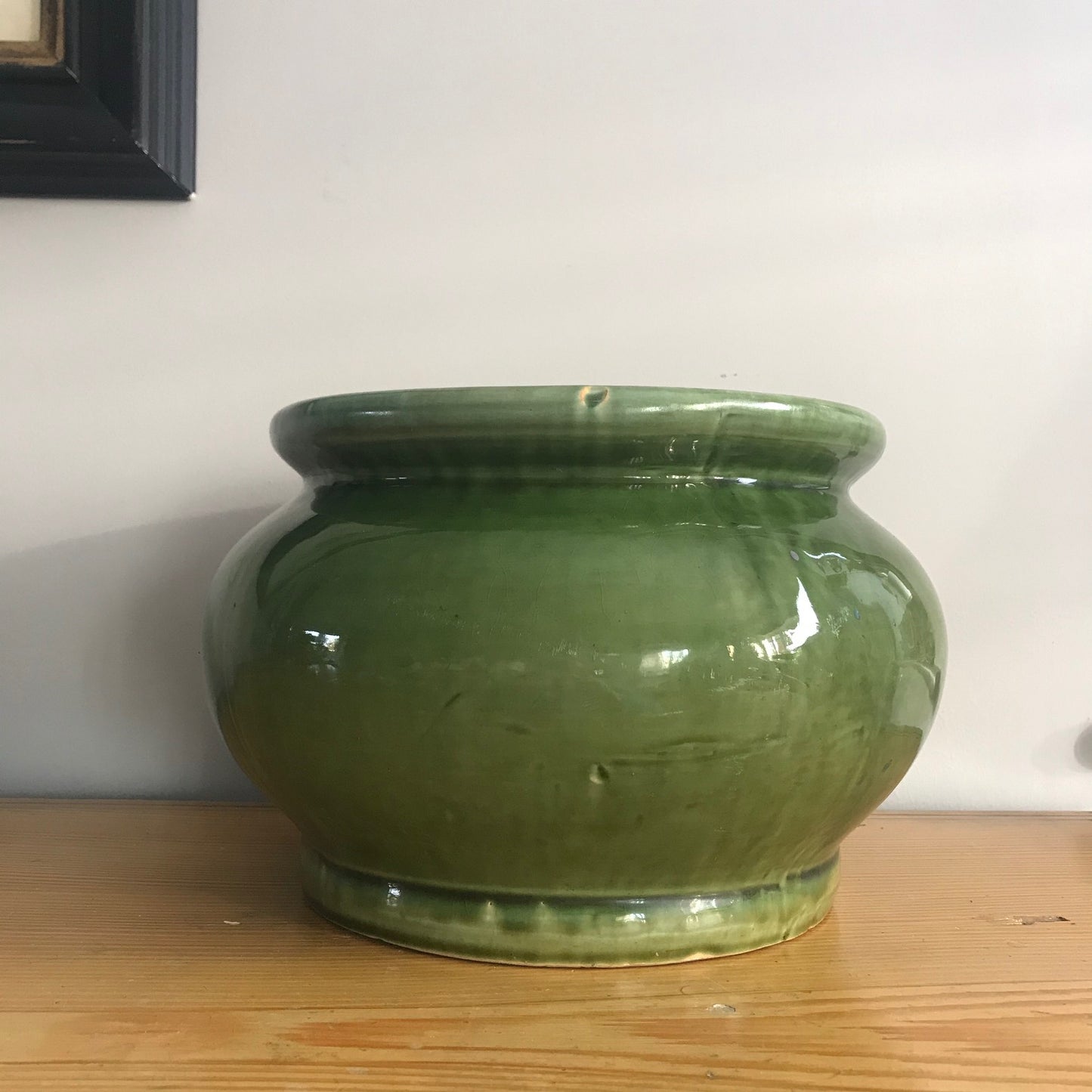 Green Glazed Pot.