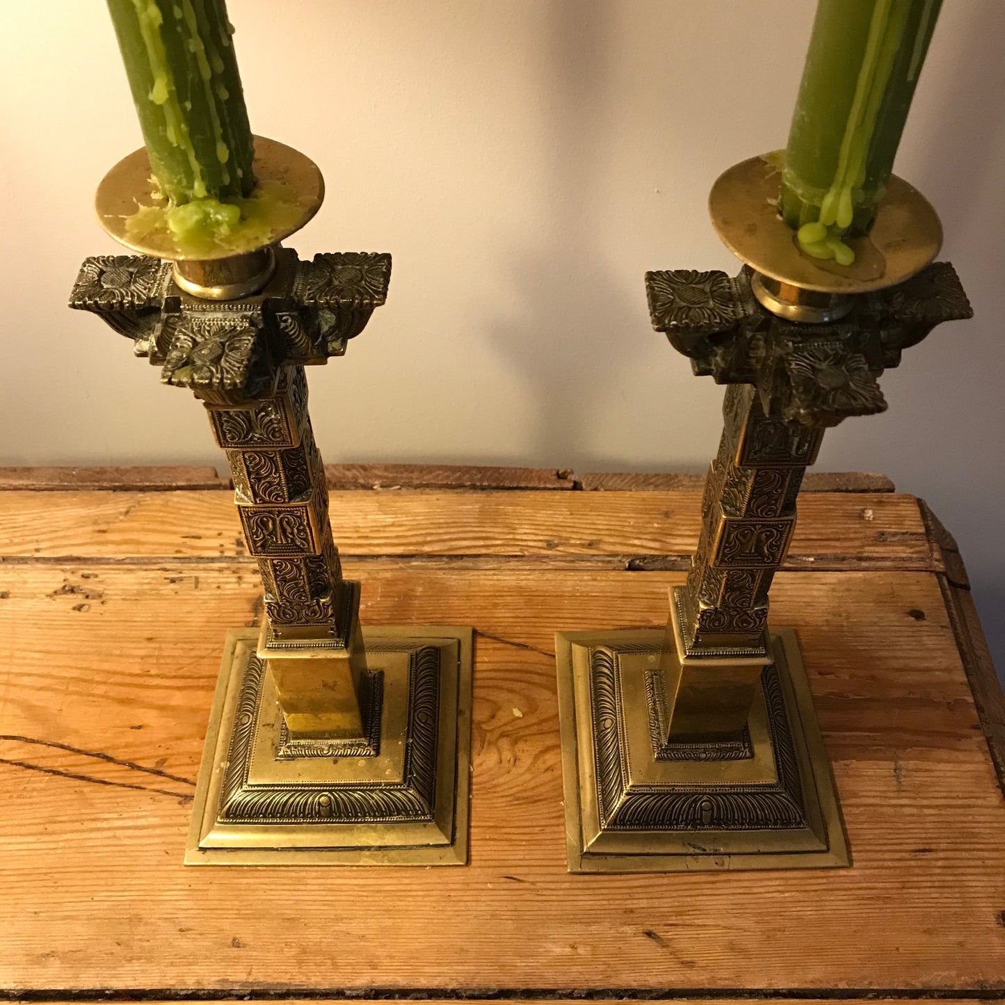 Sri Lankan Temple Candle Sticks.