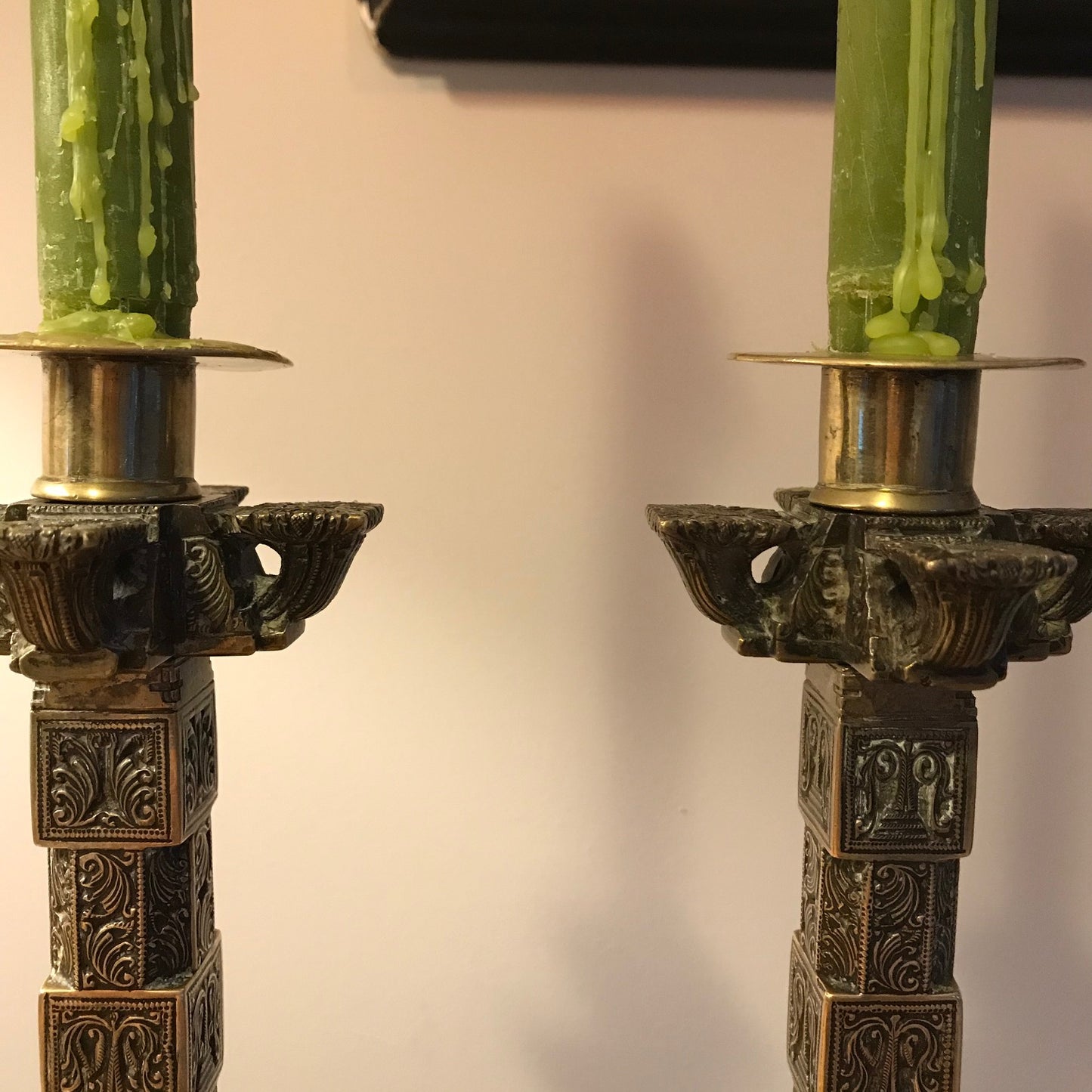 Sri Lankan Temple Candle Sticks.