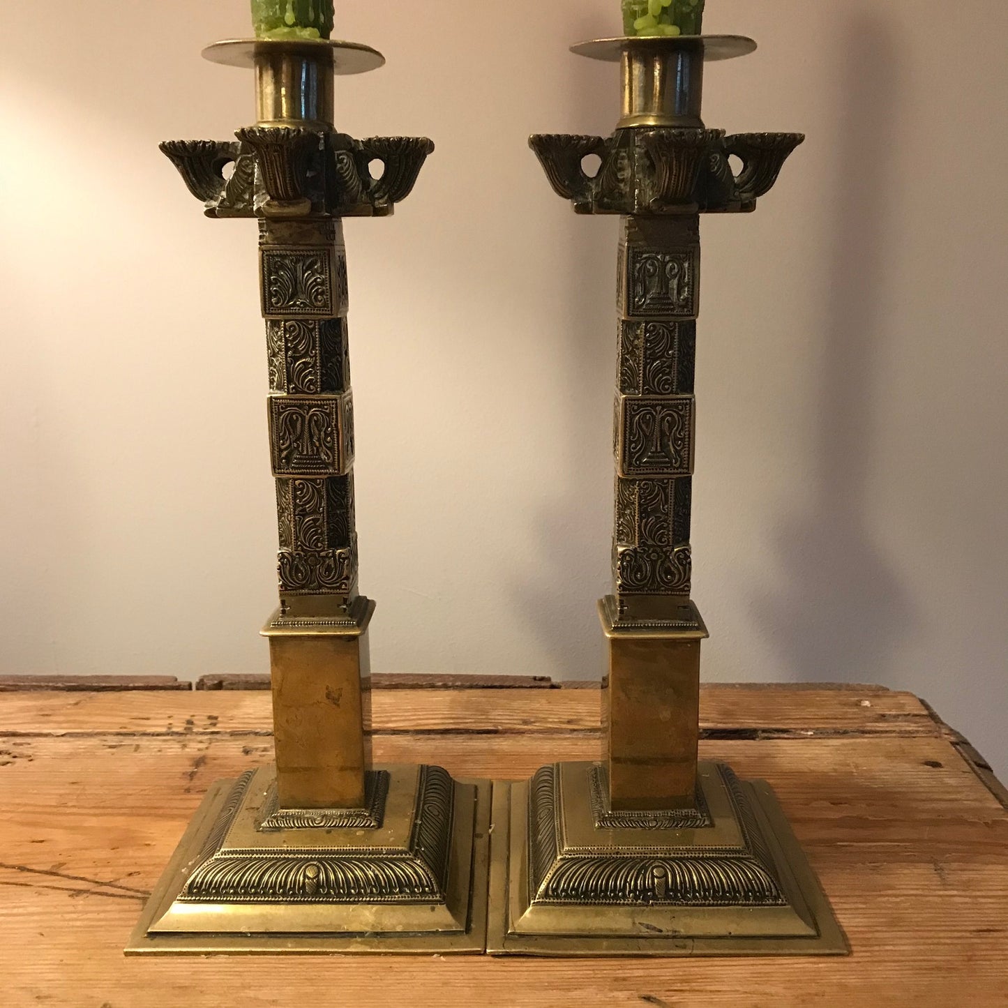 Sri Lankan Temple Candle Sticks.