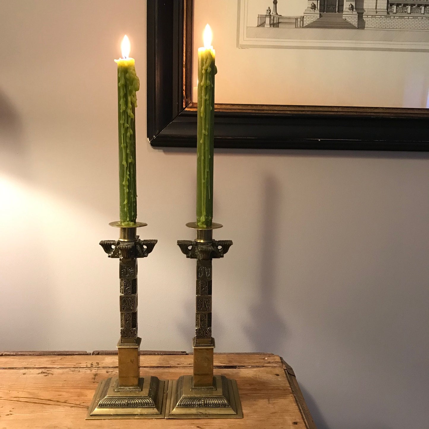 Sri Lankan Temple Candle Sticks.