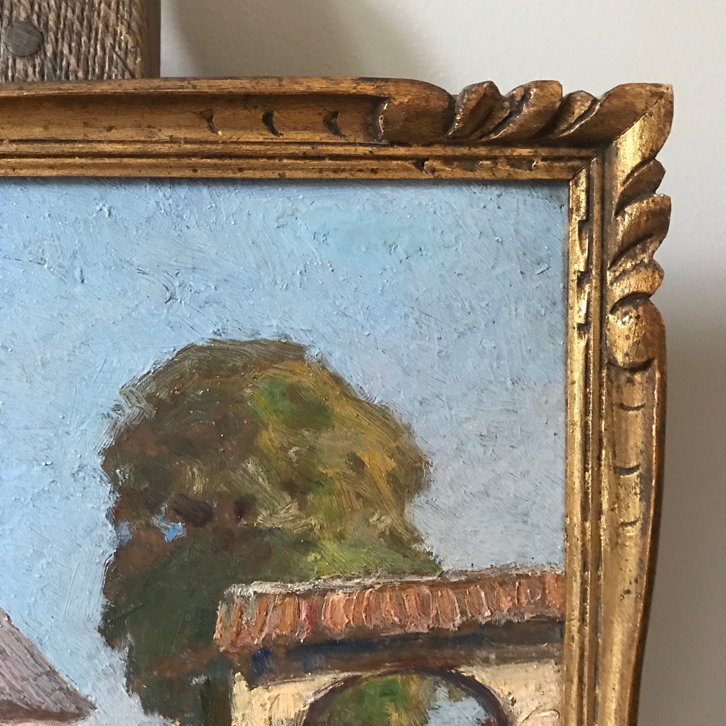 French oil On Board.