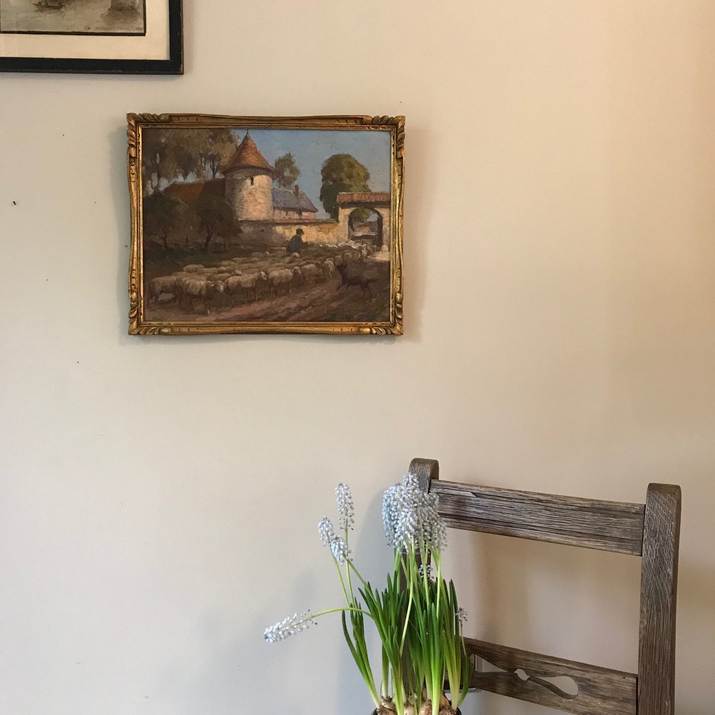 French oil On Board.