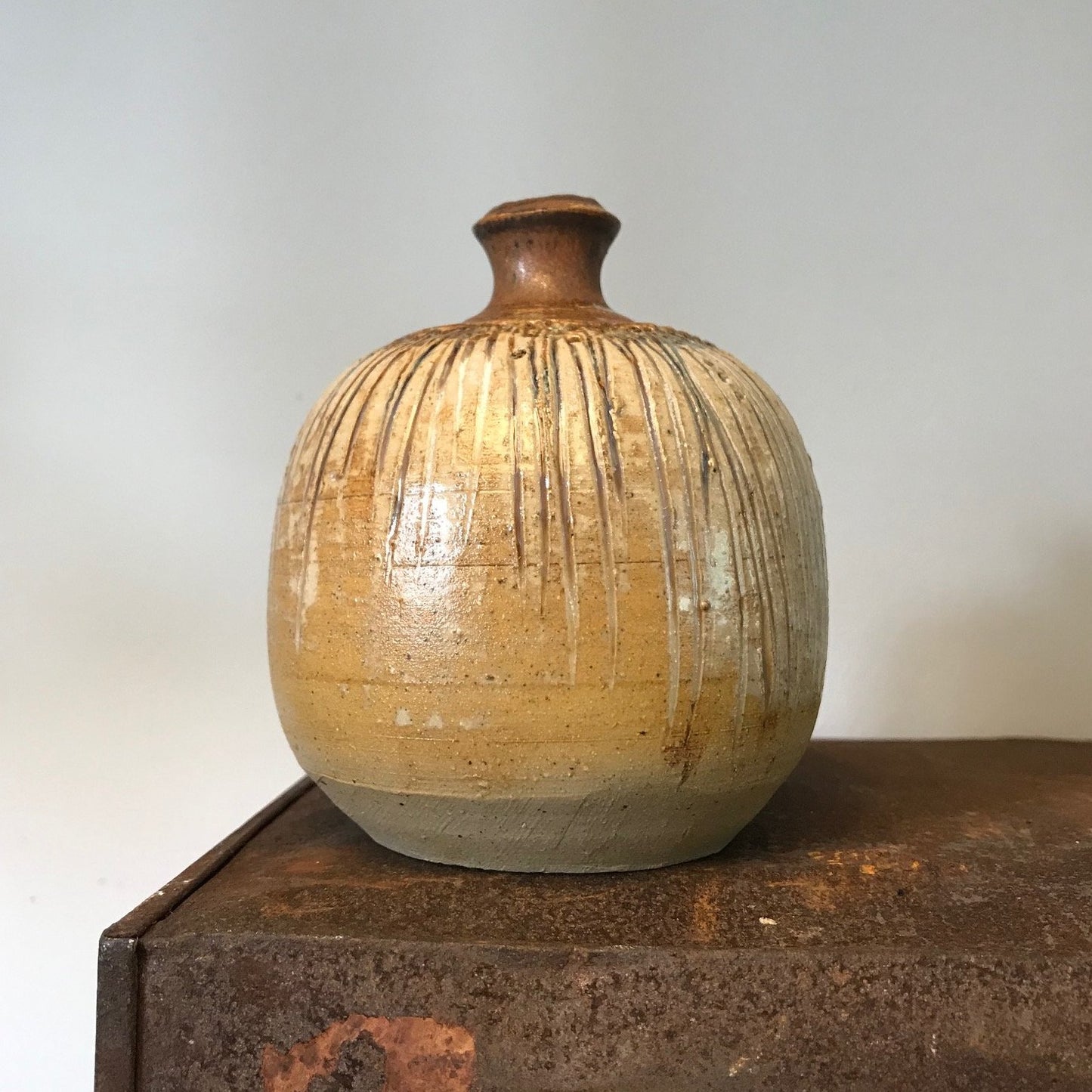 A Collection Of Studio Pottery Vases.