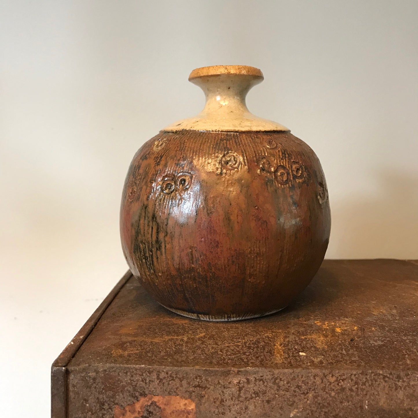 A Collection Of Studio Pottery Vases.