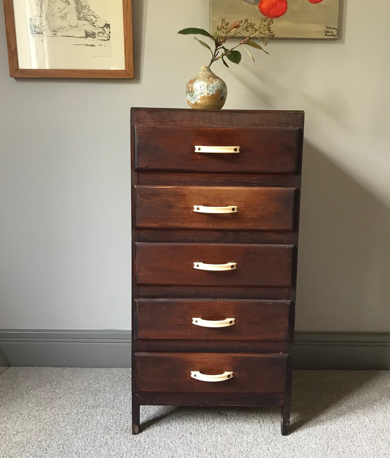 Bank of Drawers.