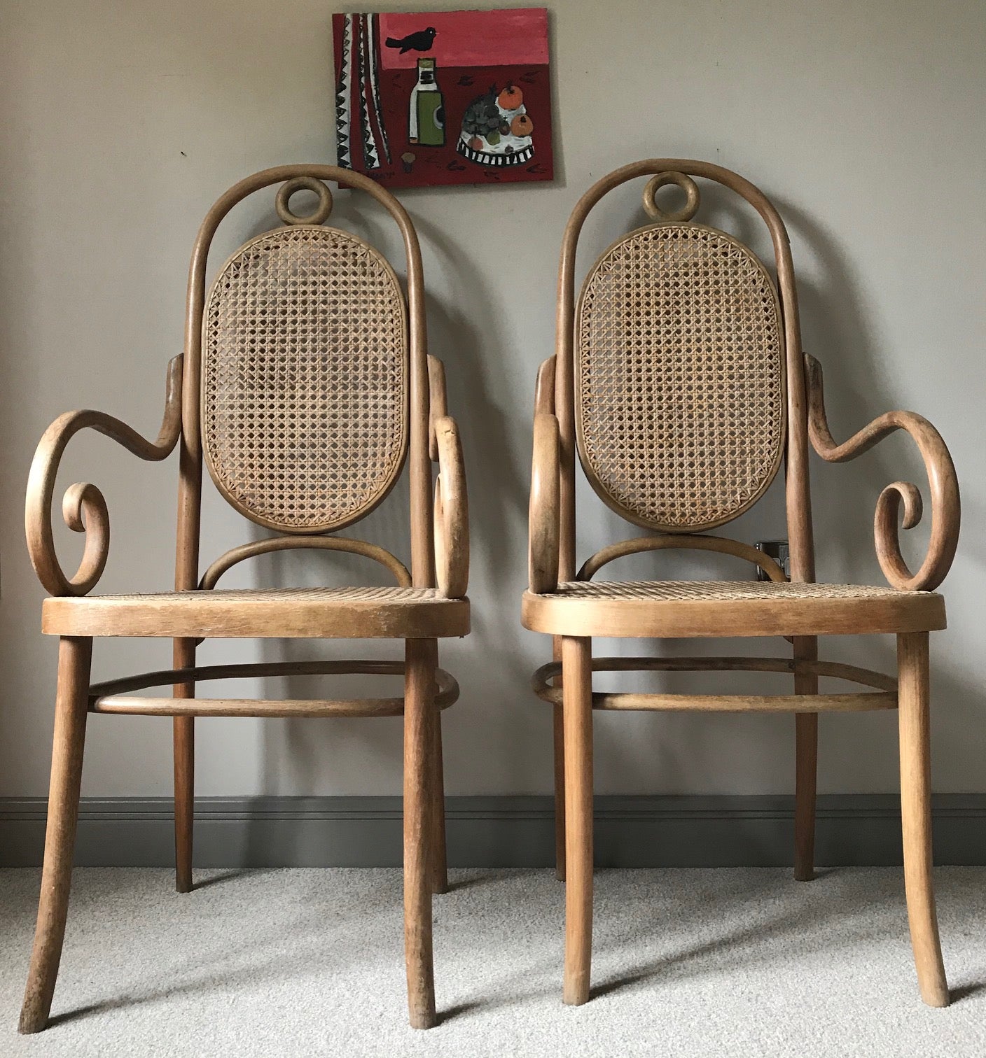 Pair of Bentwood Chairs.