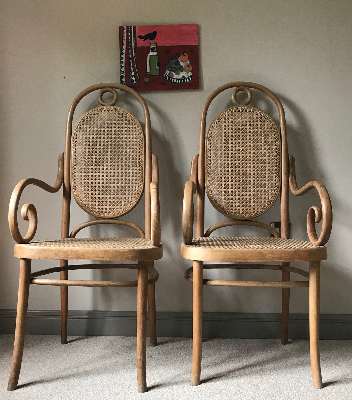 Pair of Bentwood Chairs.