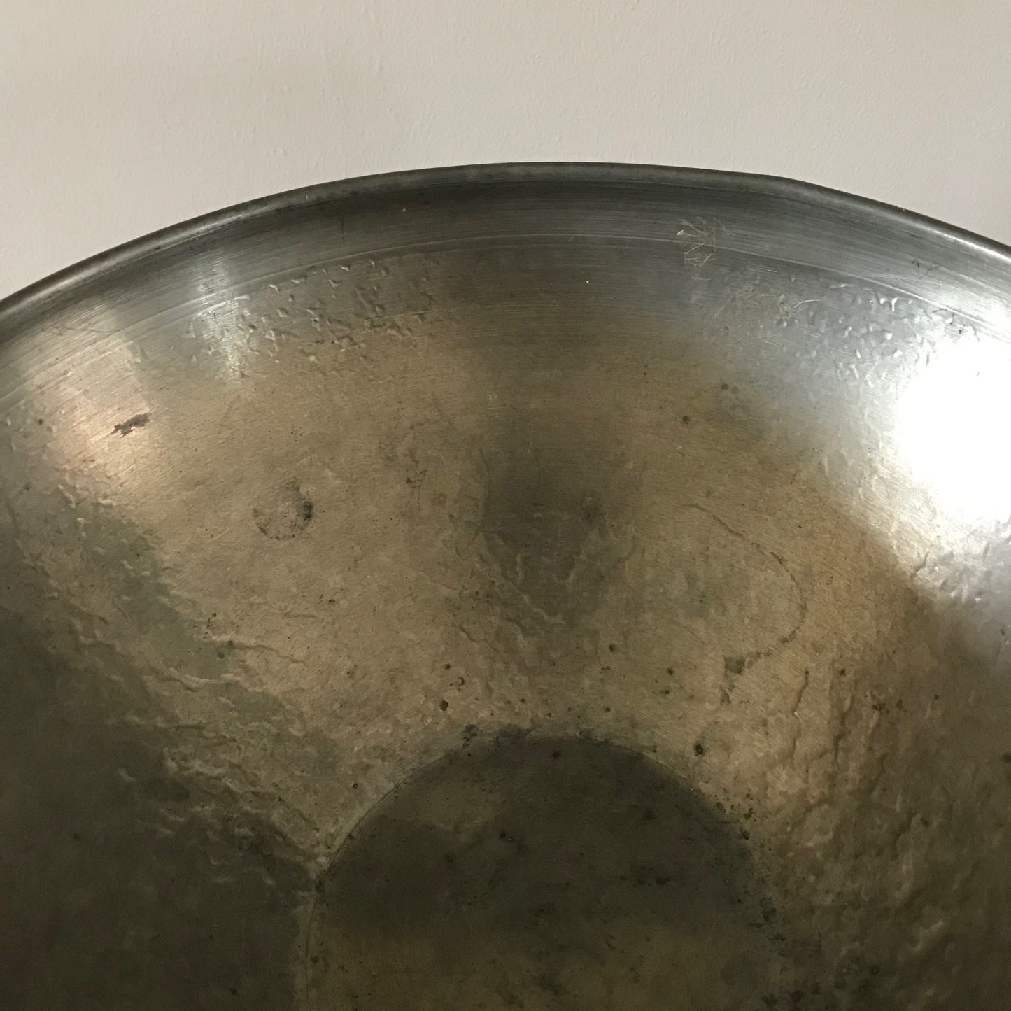 Scandinavian Pewter Bowl.