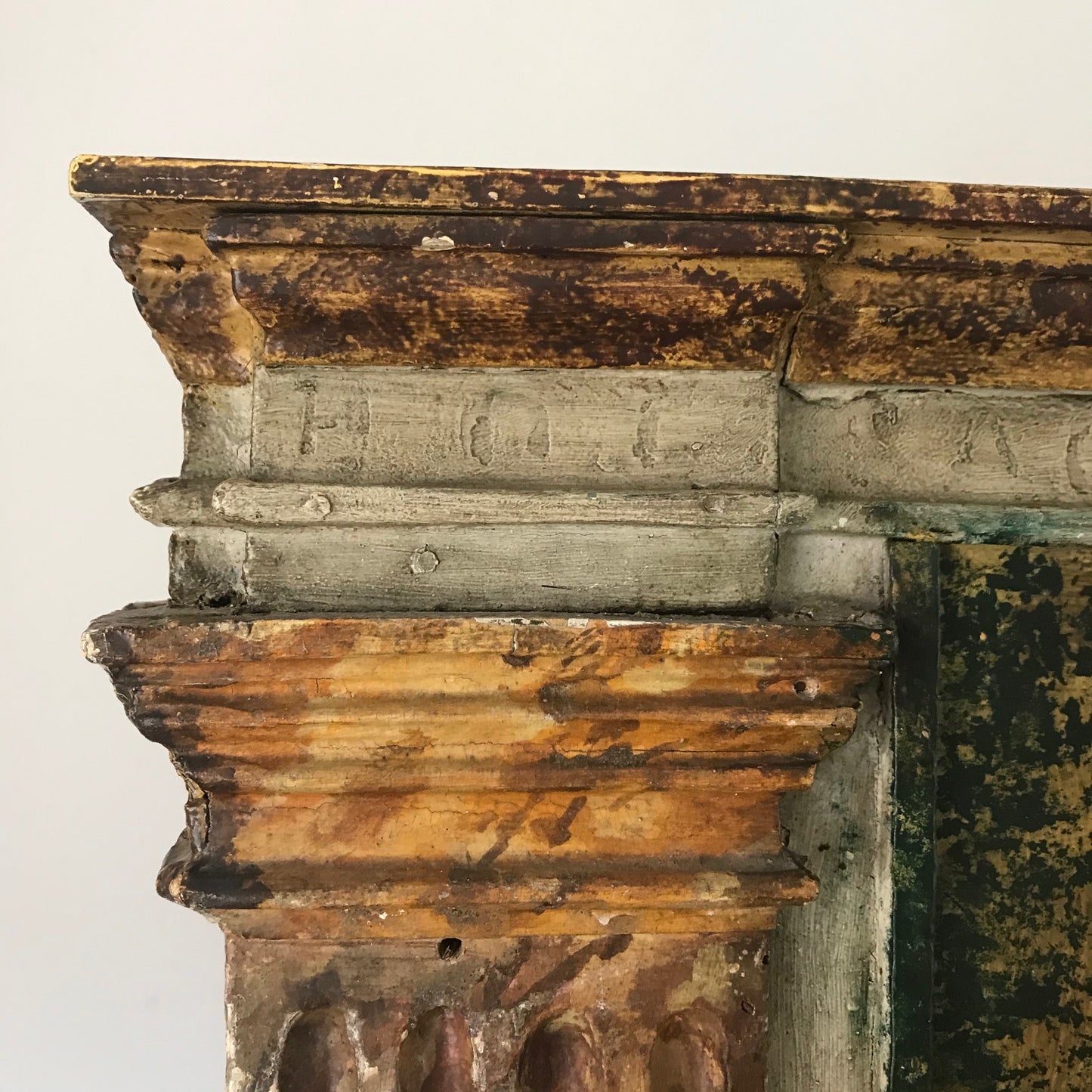 Faux Marble Cabinet.