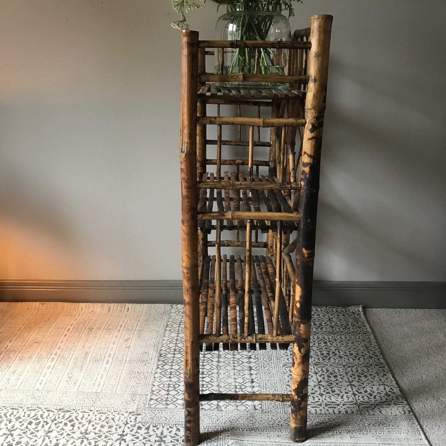 Tiger Bamboo Shelves.