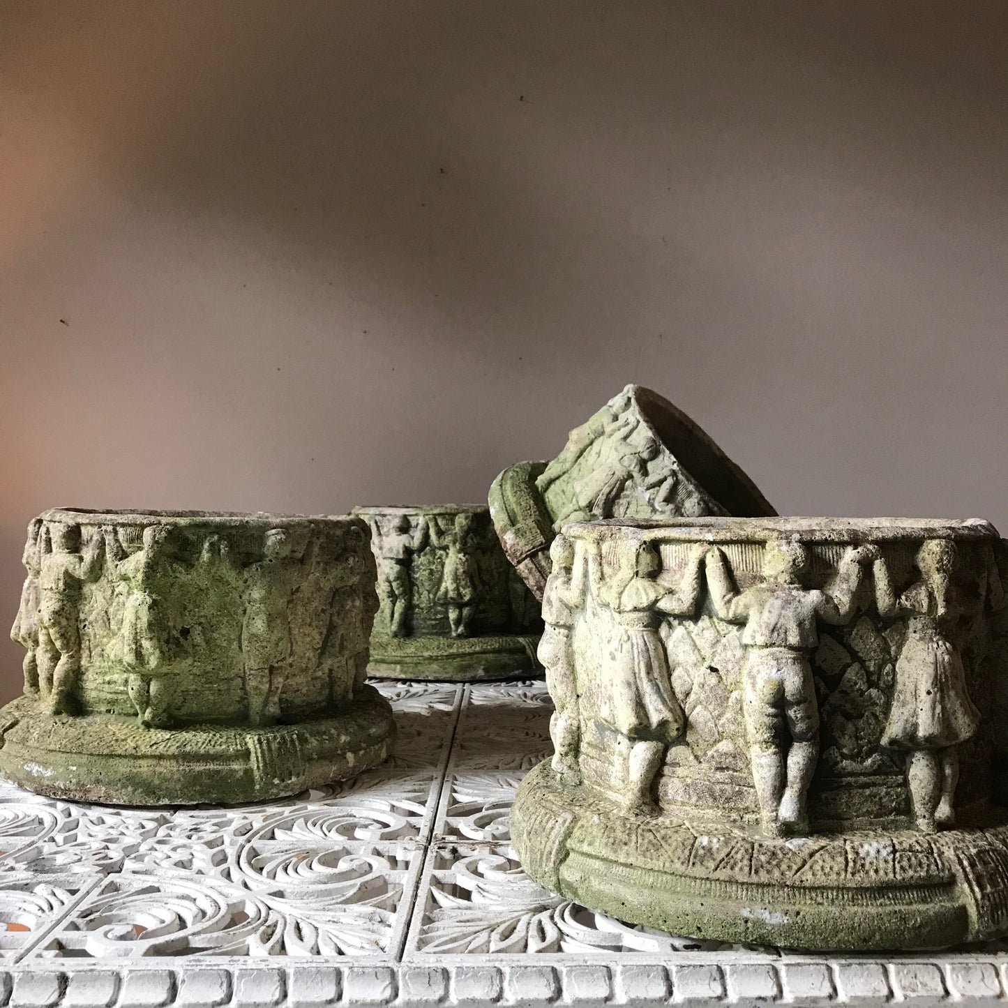 An Unusual Set Of Four Planters