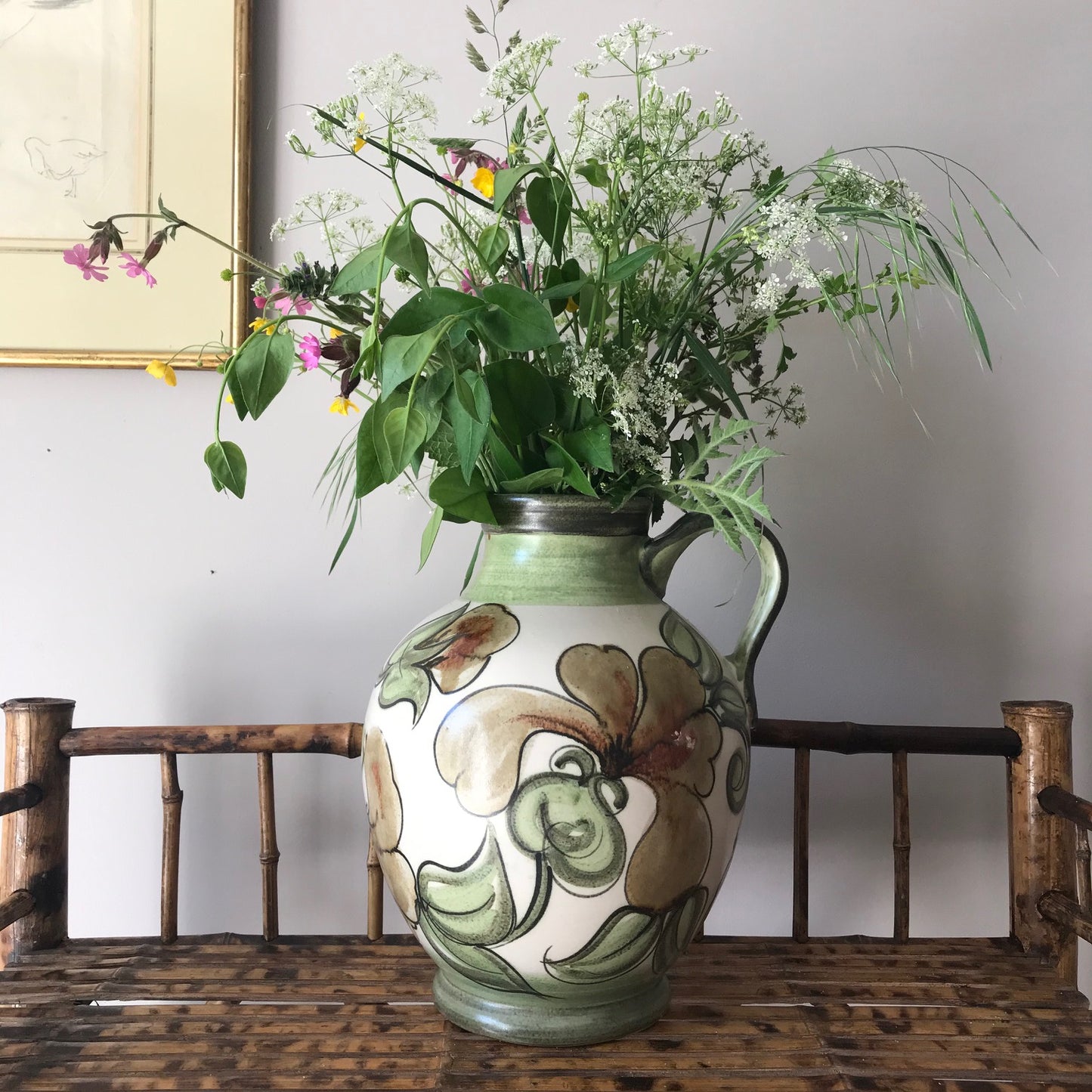 Decorative Langley Pottery Jug.