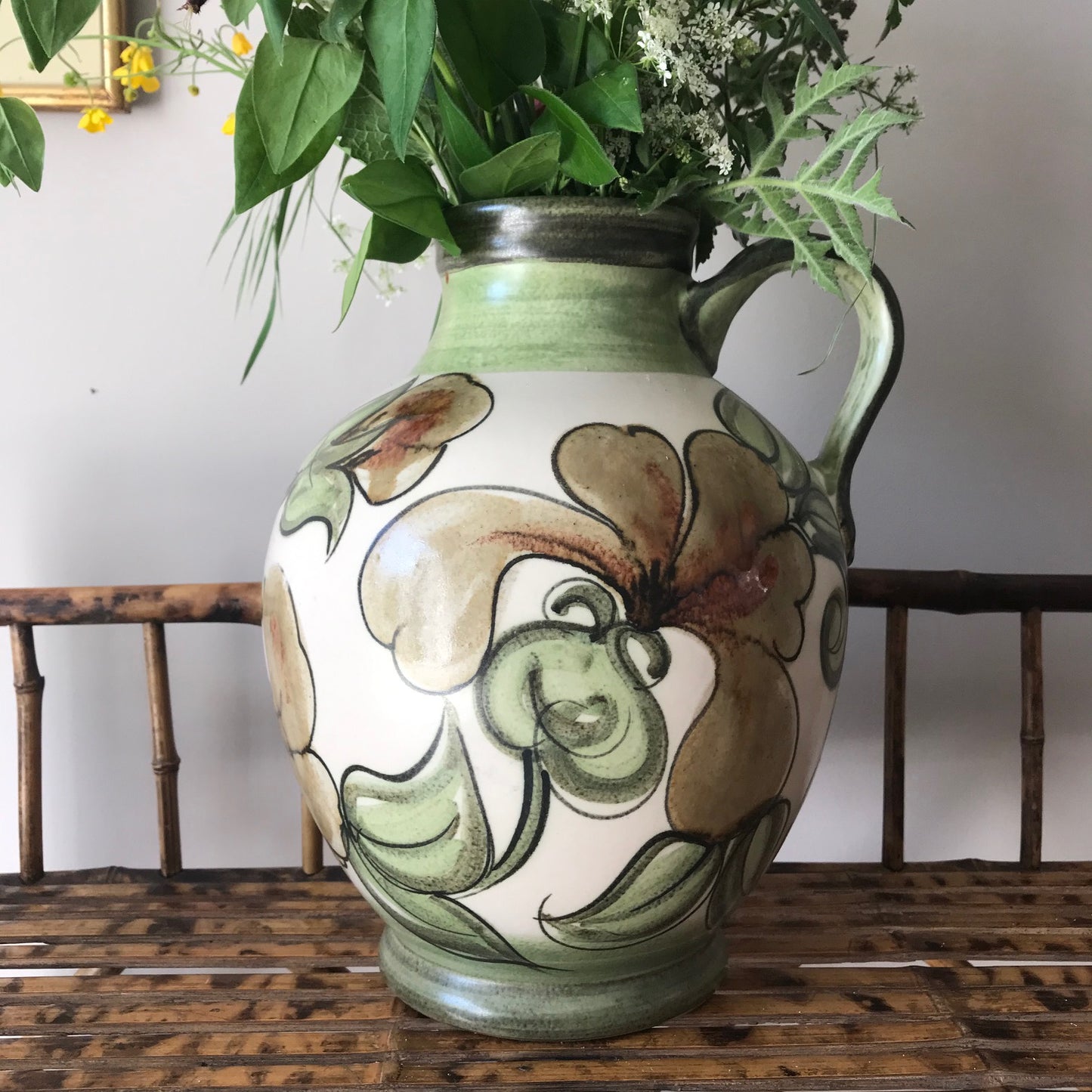 Decorative Langley Pottery Jug.