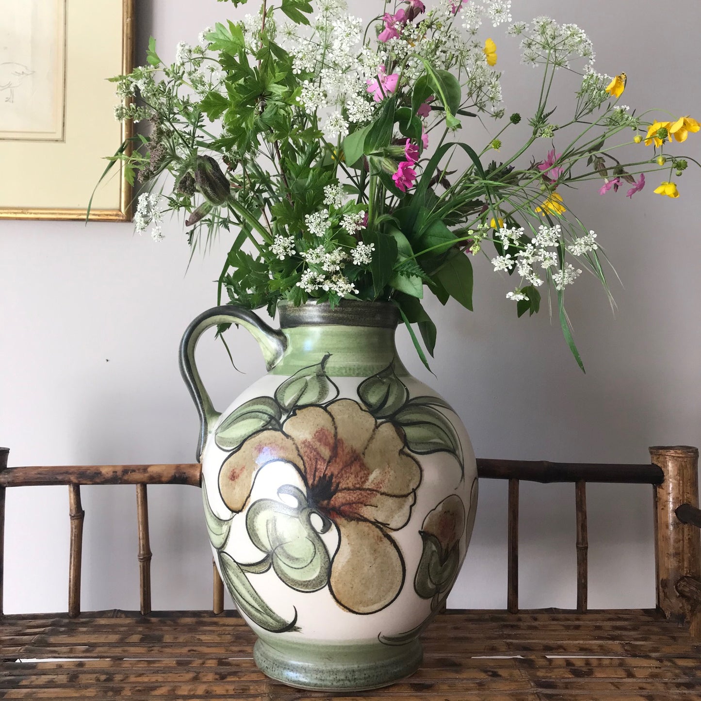 Decorative Langley Pottery Jug.