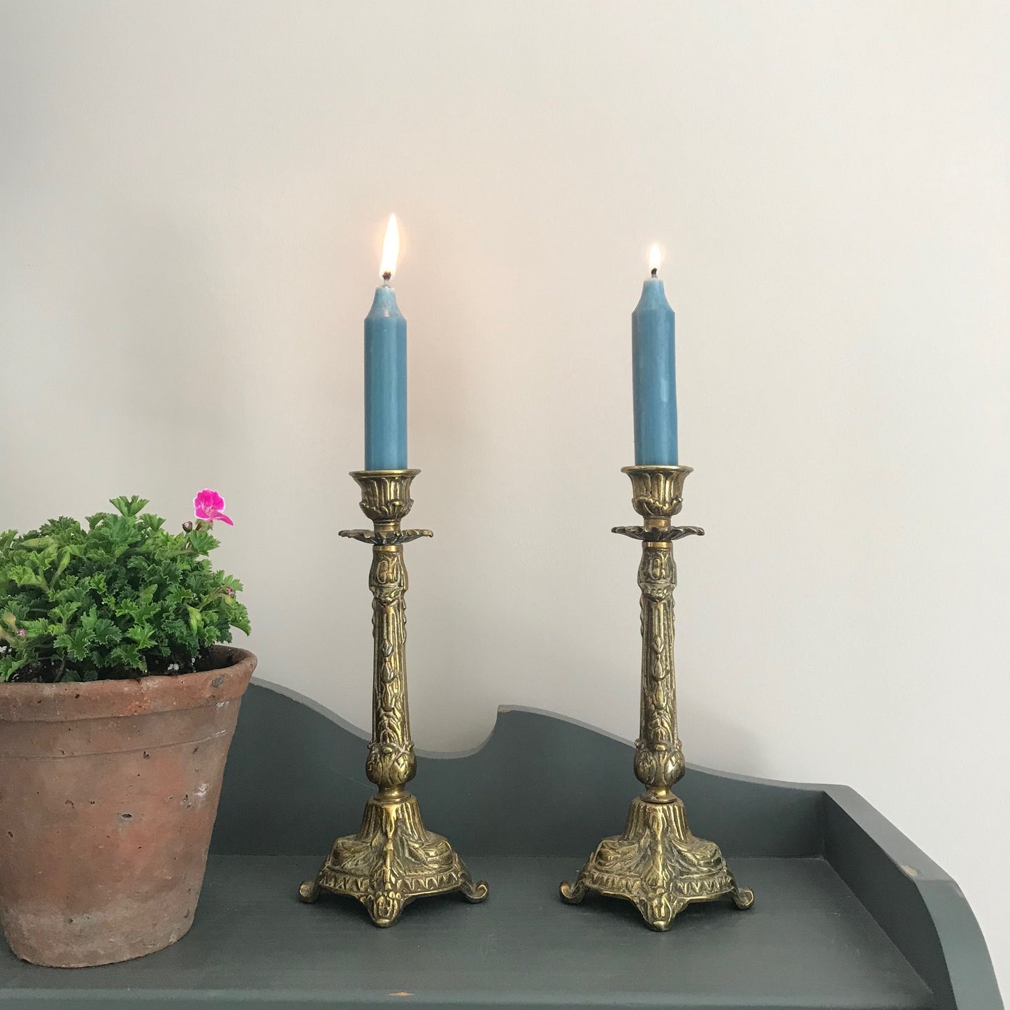 Rocco Style Decorative Candle Sticks.