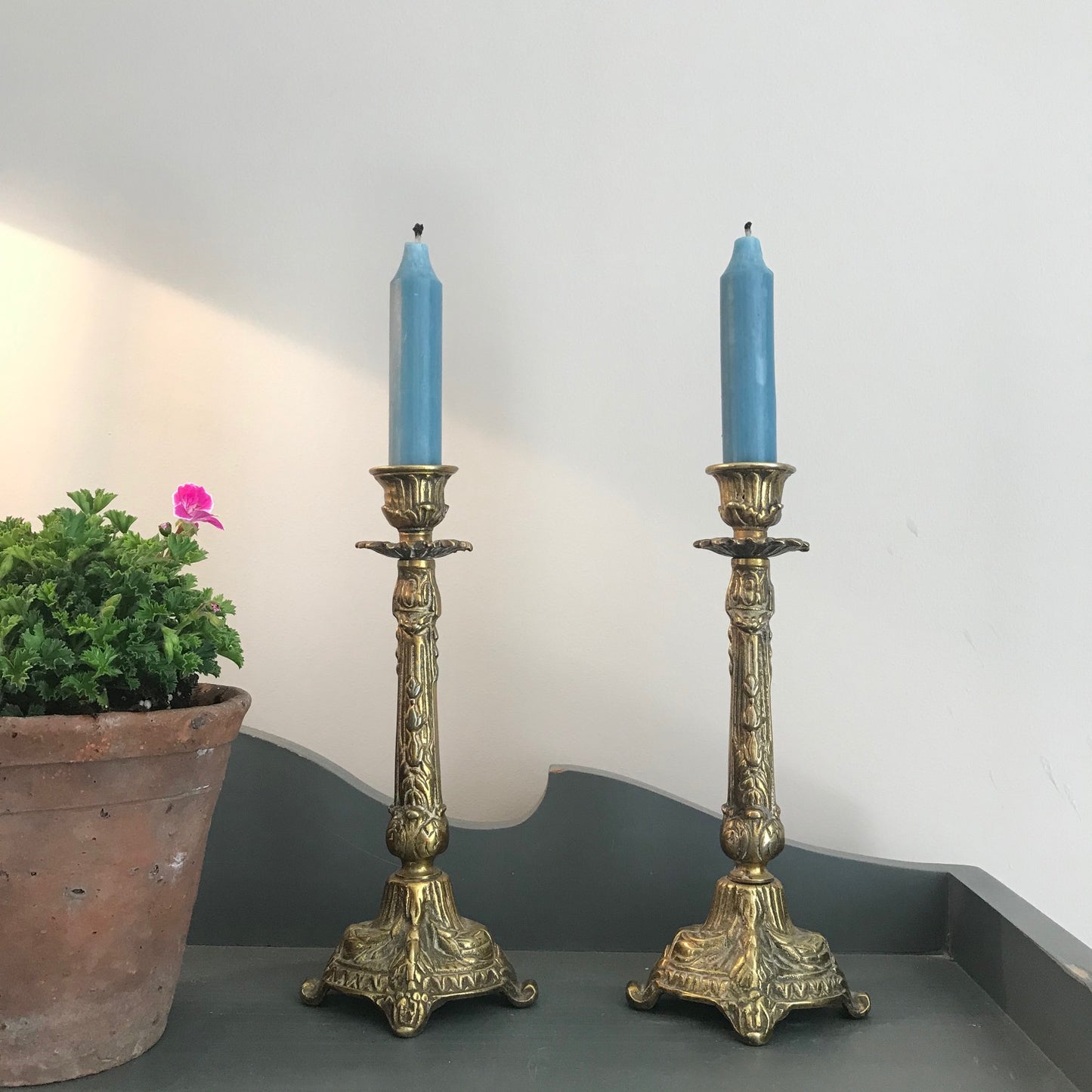 Rocco Style Decorative Candle Sticks.