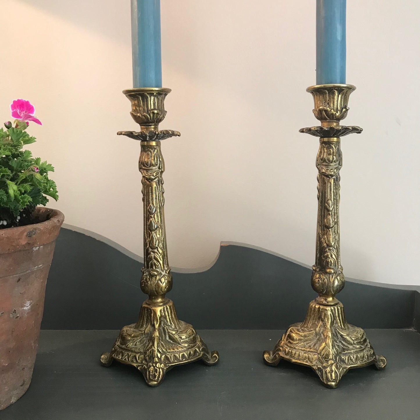 Rocco Style Decorative Candle Sticks.