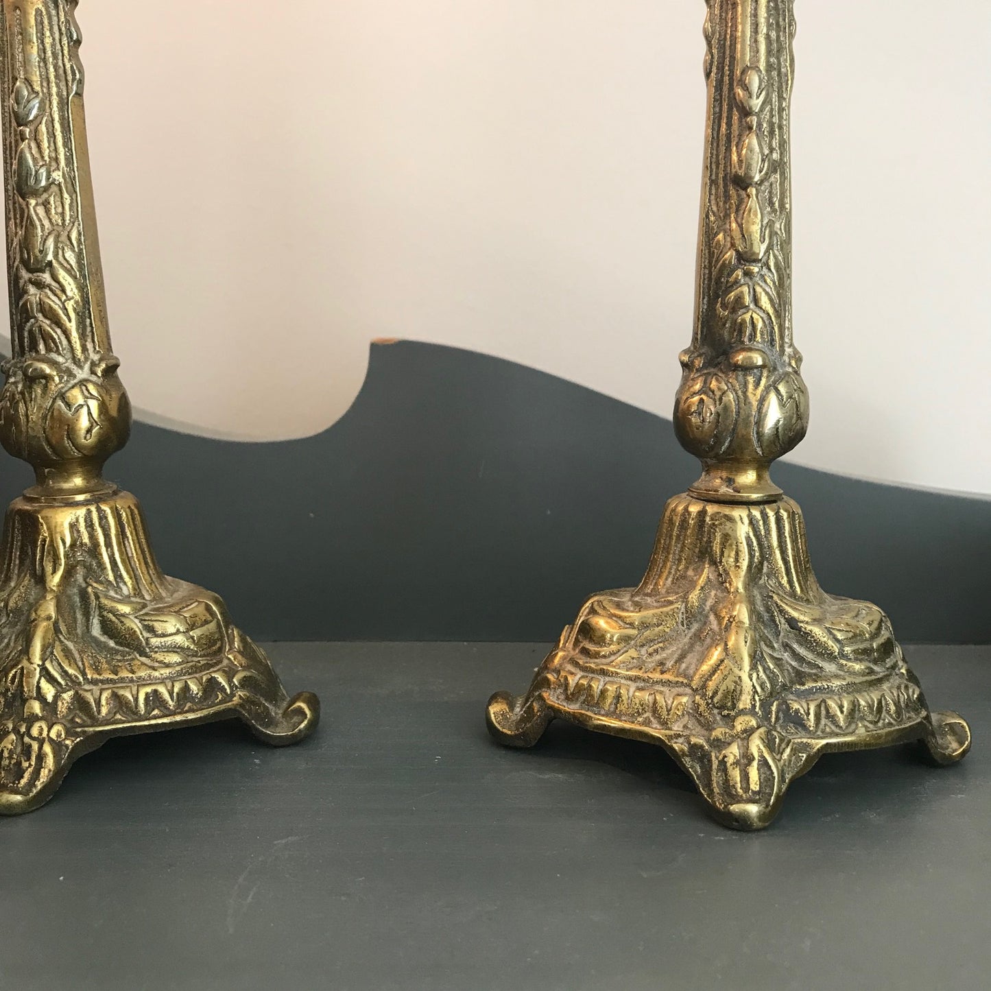 Rocco Style Decorative Candle Sticks.