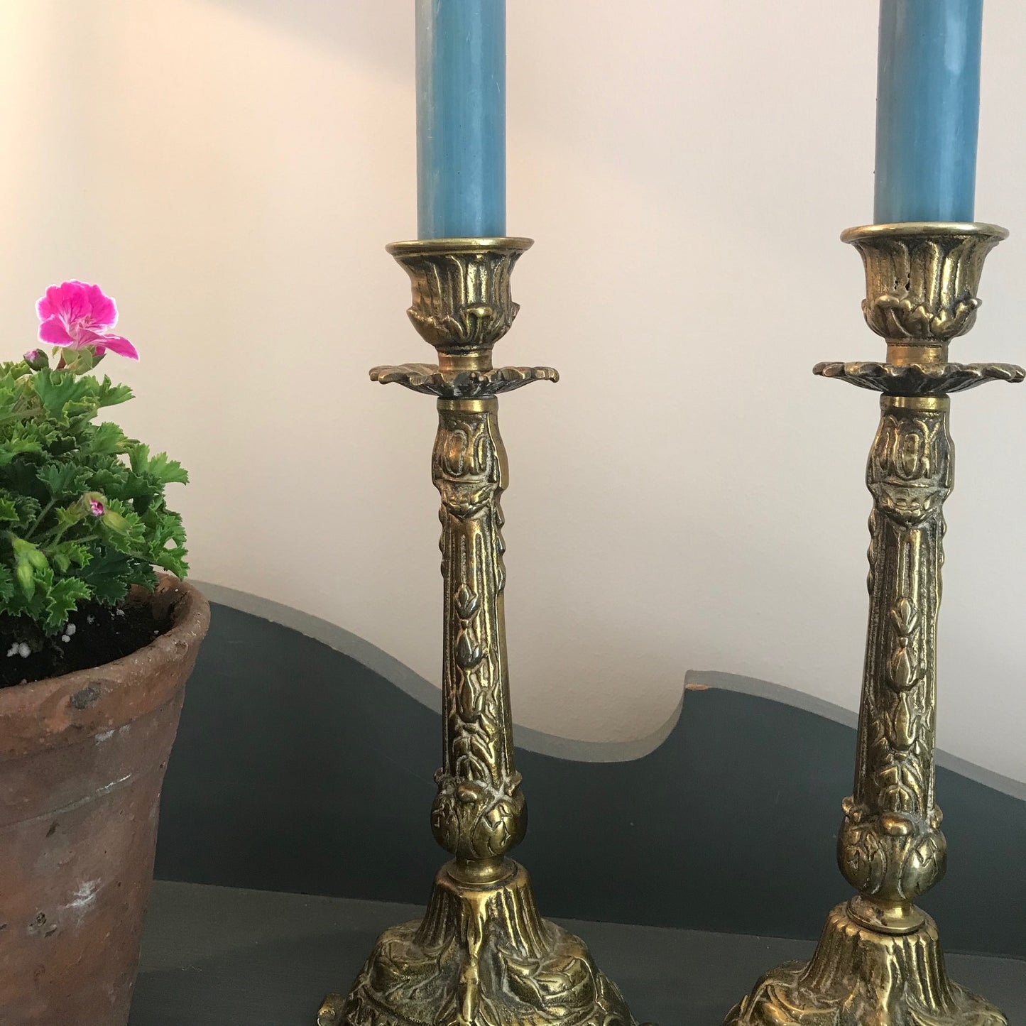 Rocco Style Decorative Candle Sticks.
