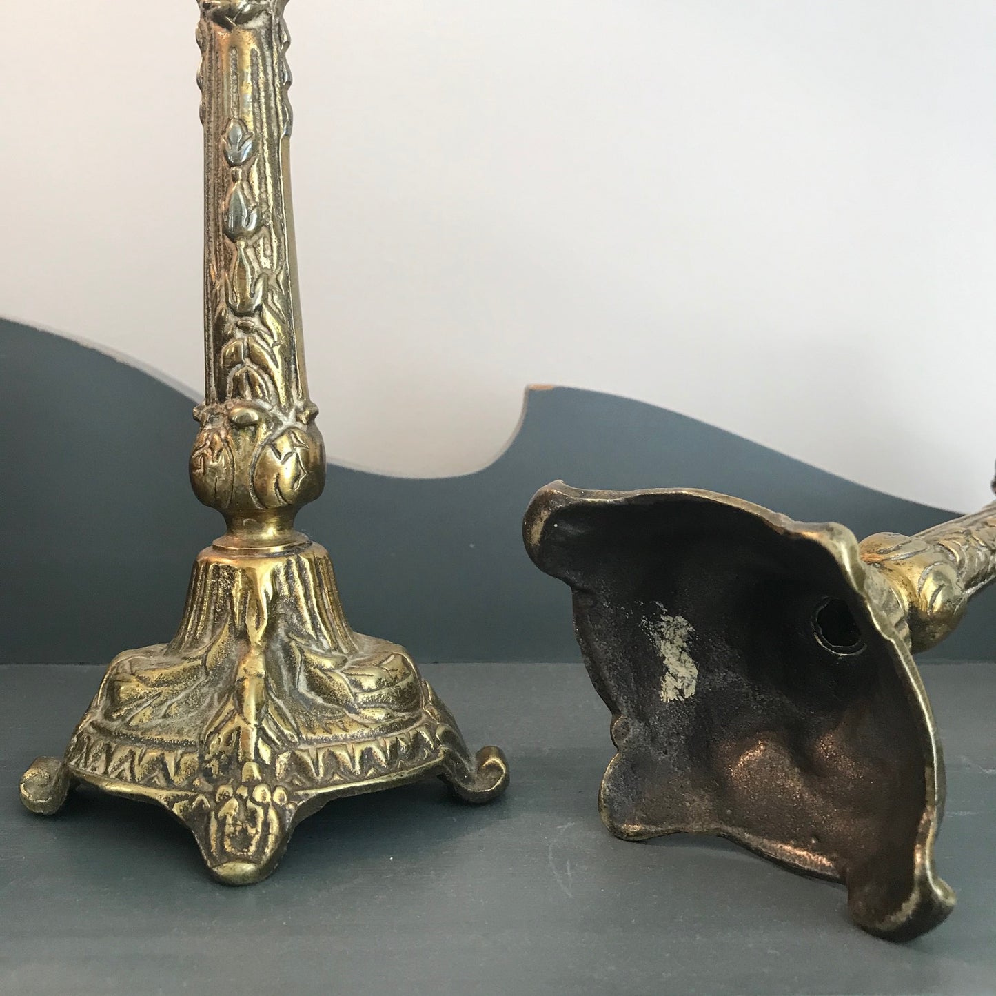 Rocco Style Decorative Candle Sticks.