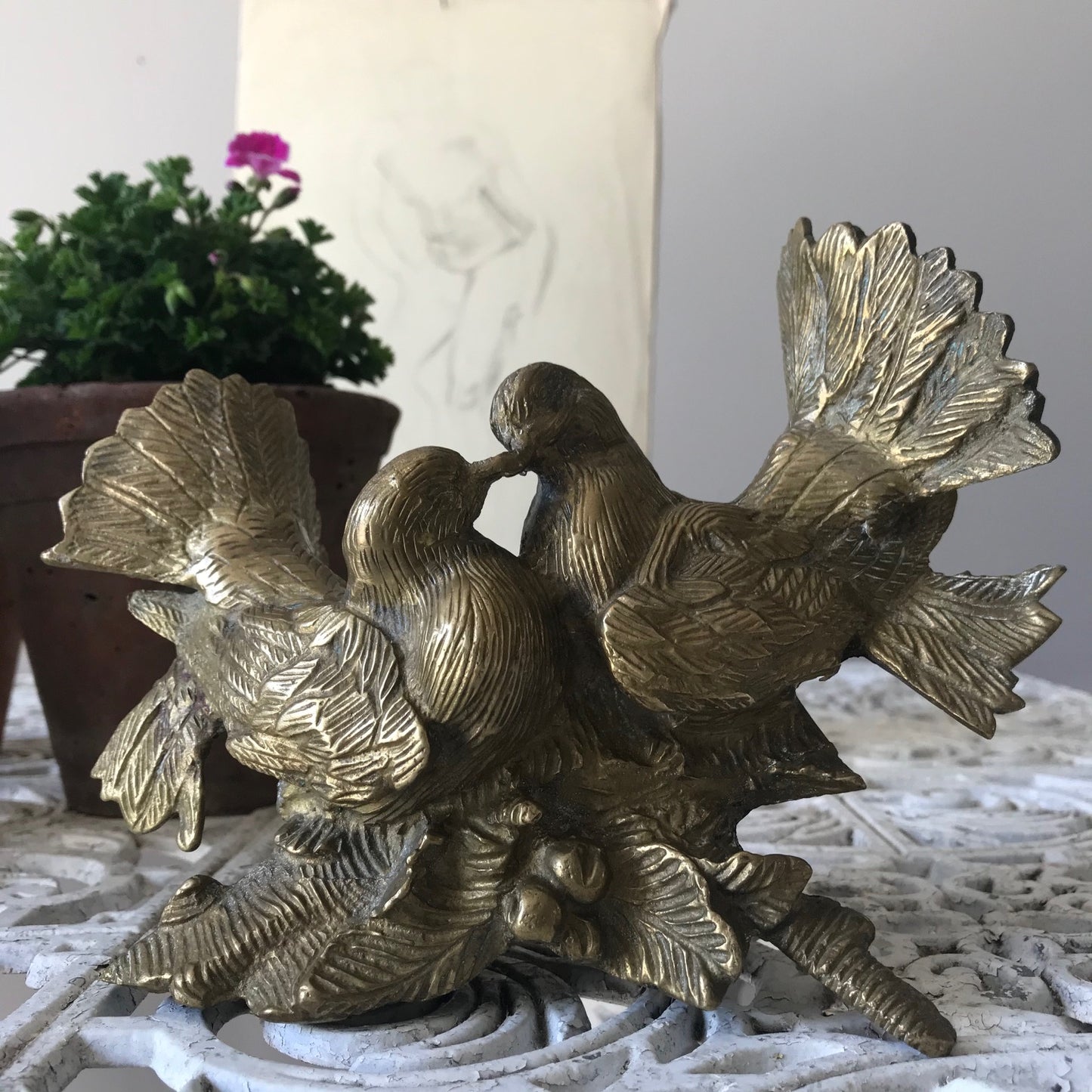 Decorative Love Birds.