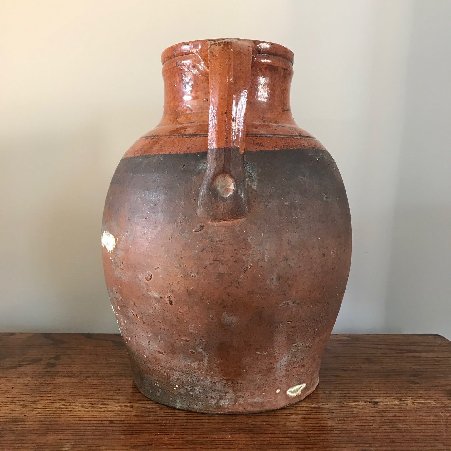 English Terracotta Jug.
