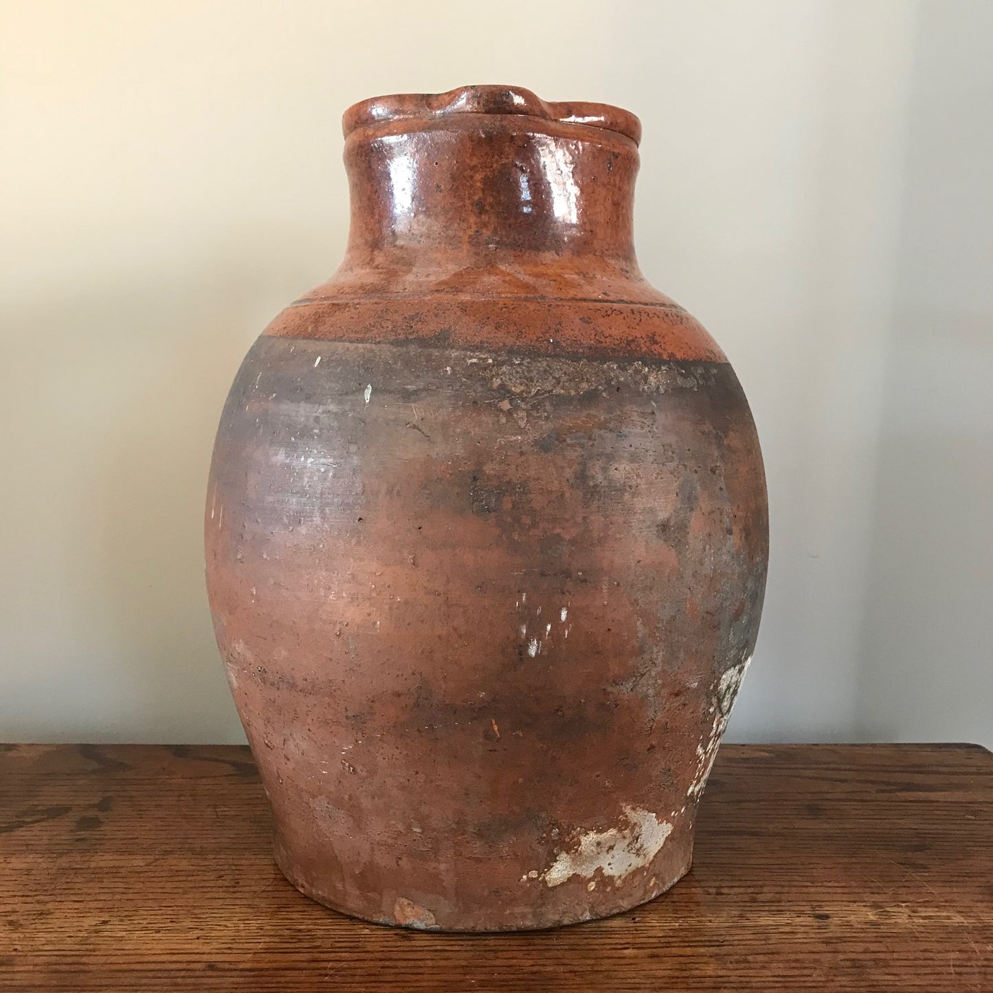 English Terracotta Jug.