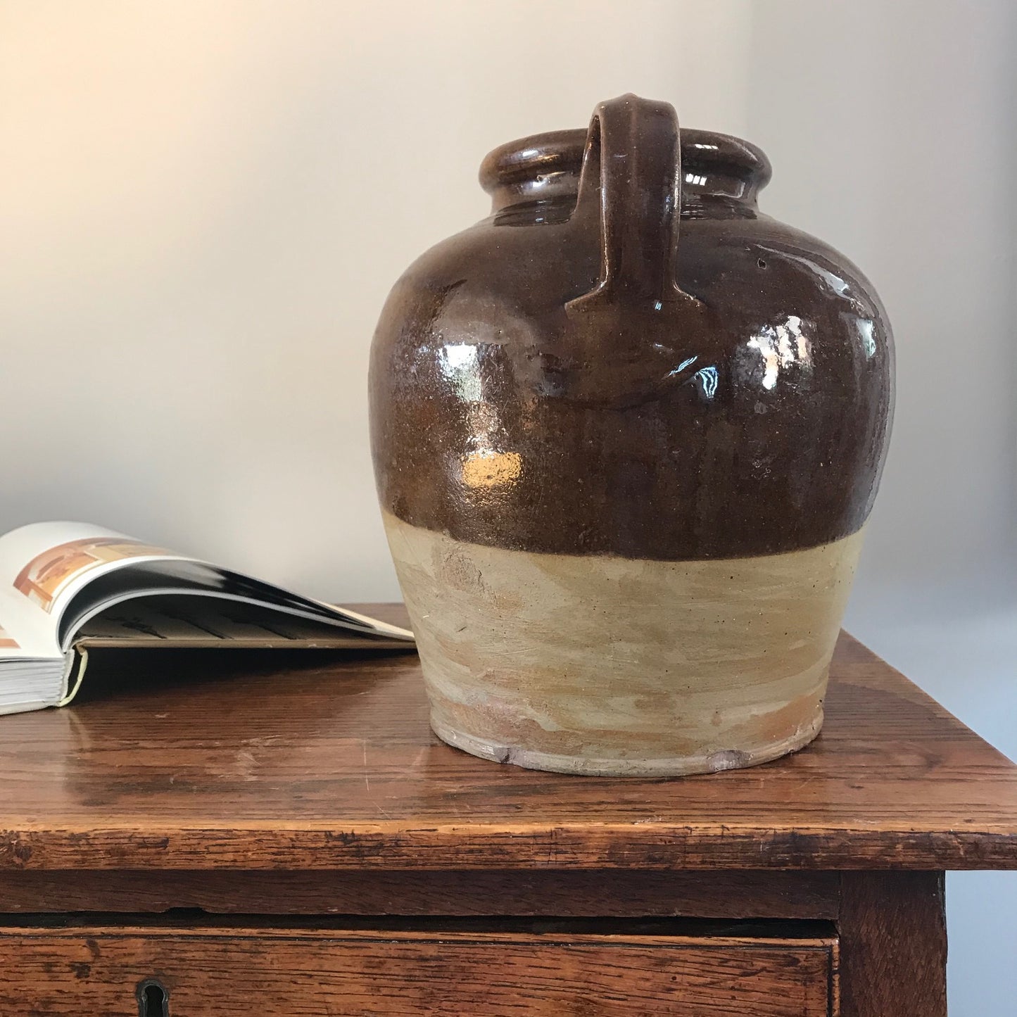 English Country Treacle Glazed Jug.