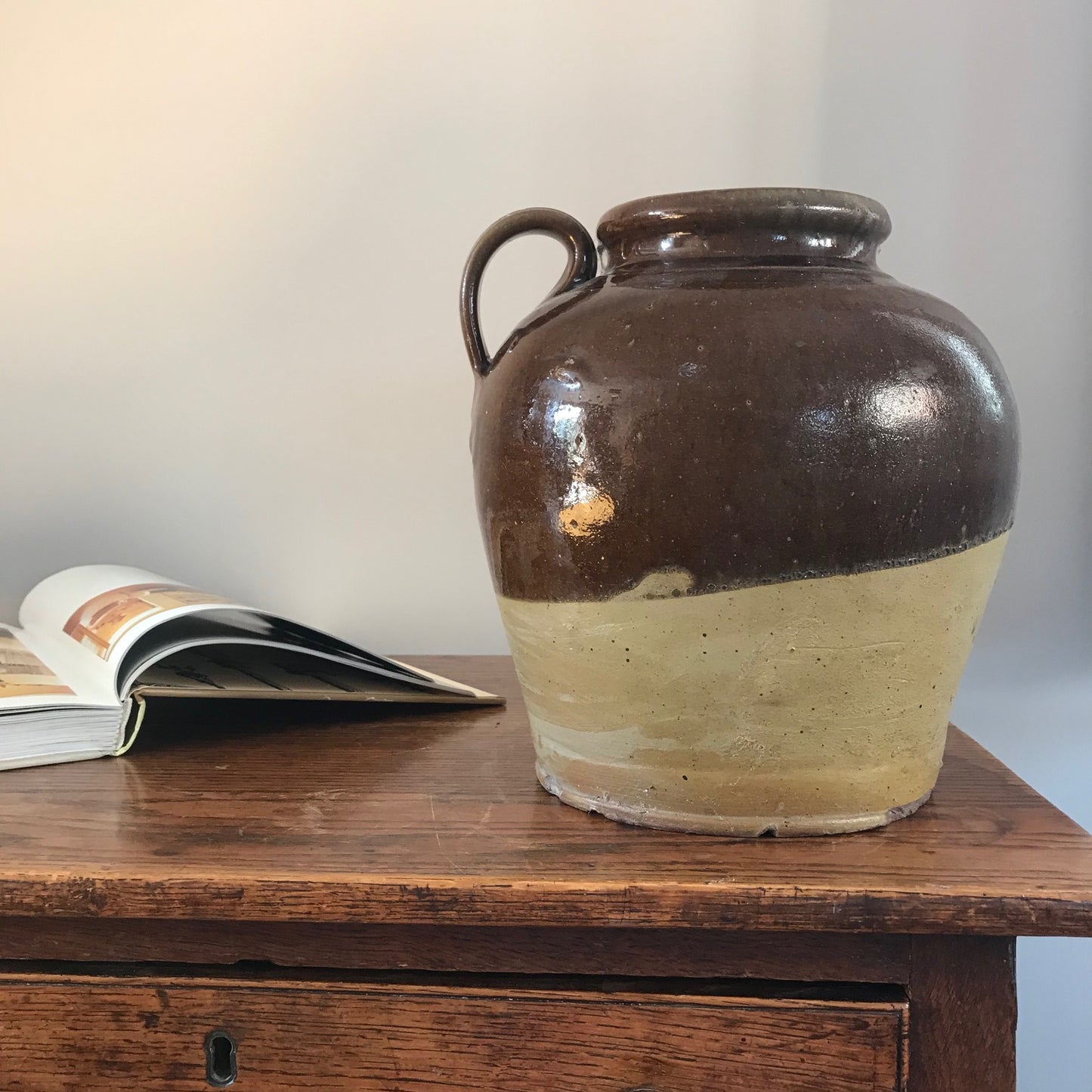 English Country Treacle Glazed Jug.