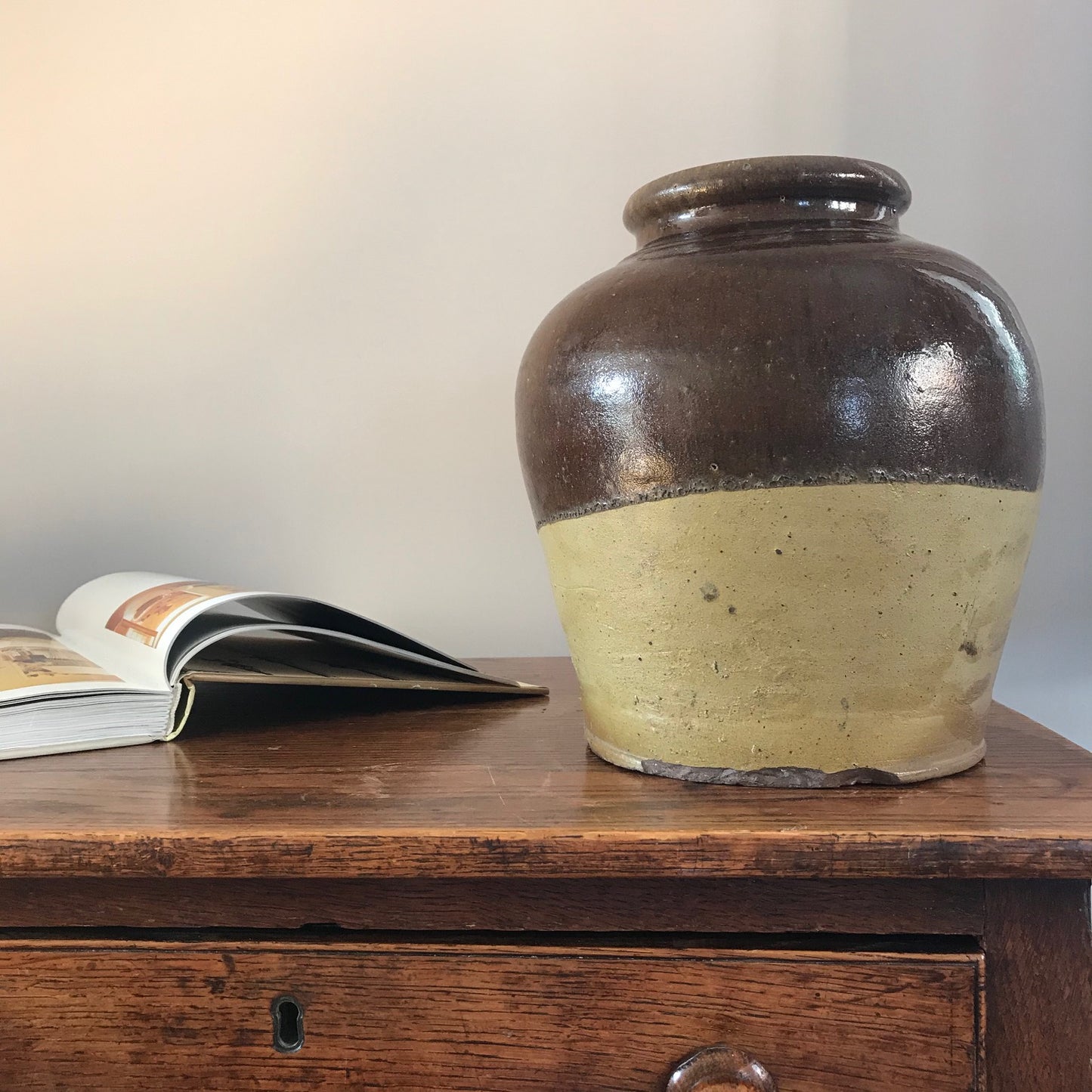 English Country Treacle Glazed Jug.