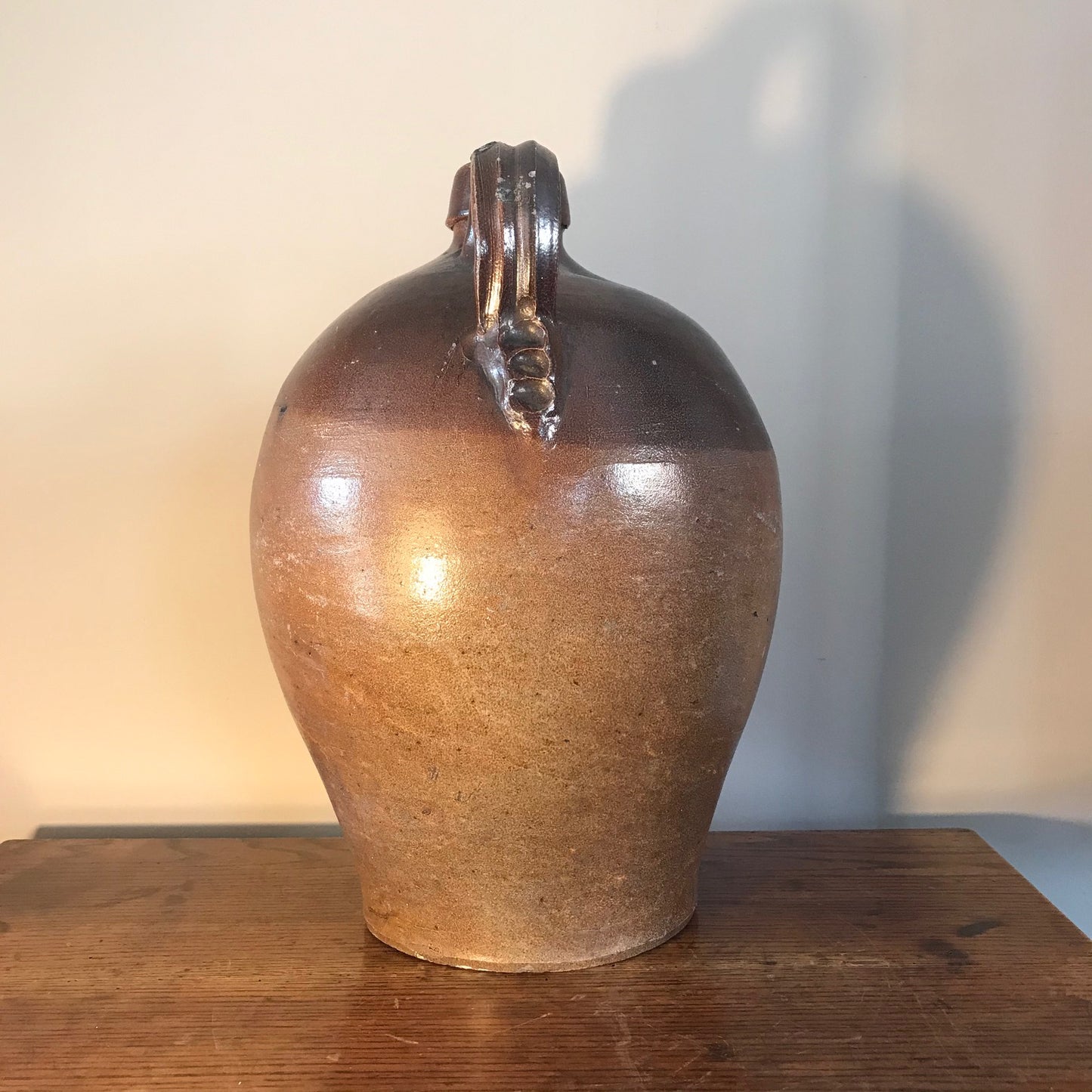 A Large Salt Glazed Stoneware Jug.