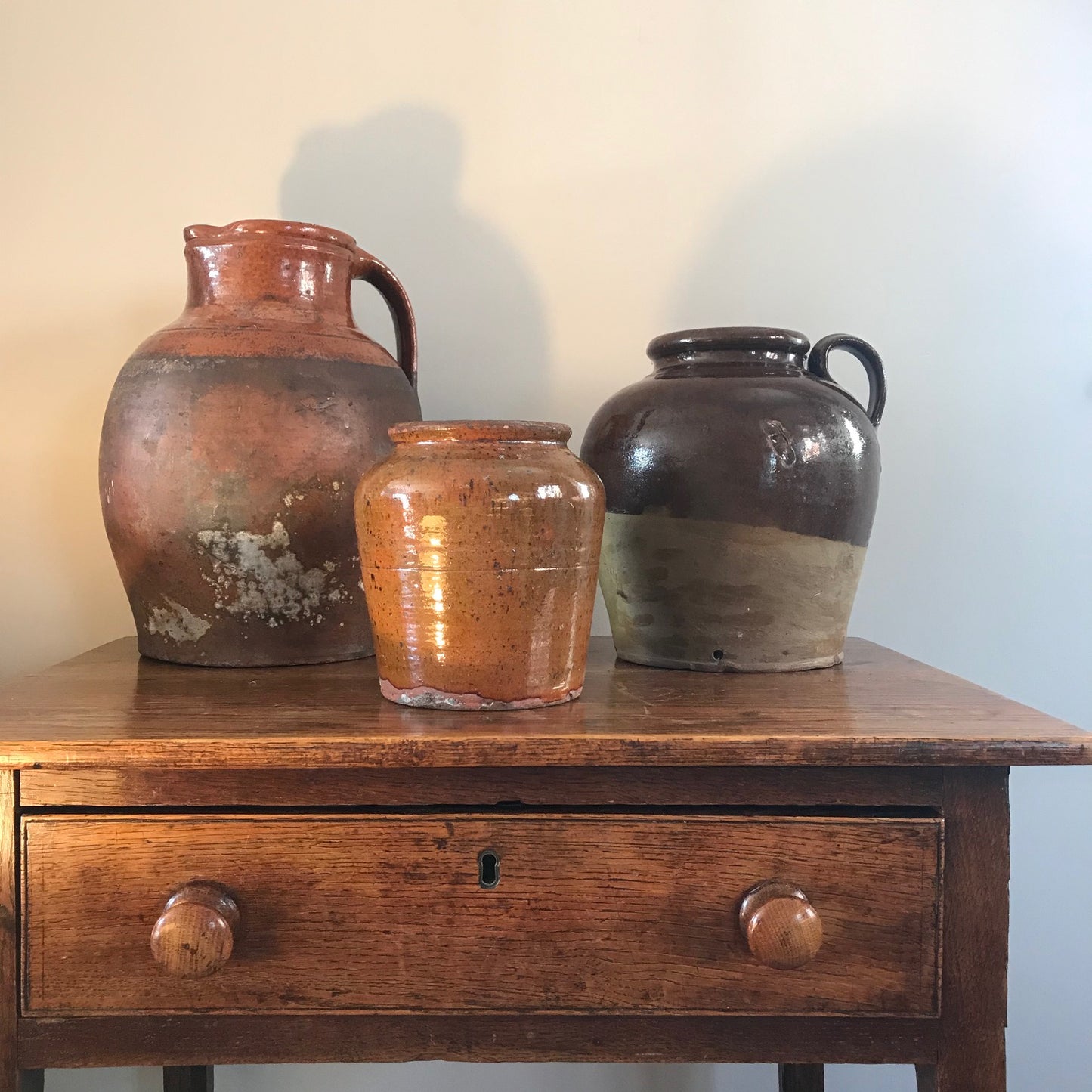 English Country Treacle Glazed Jug.