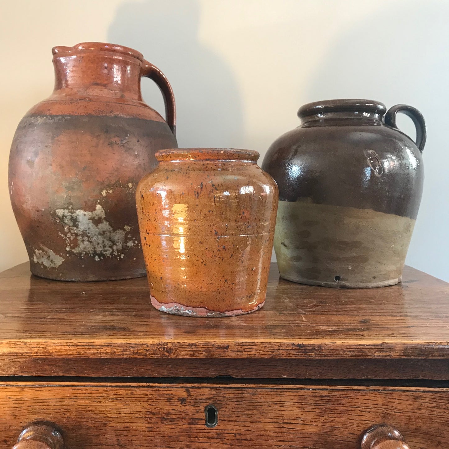 English Country Treacle Glazed Jug.