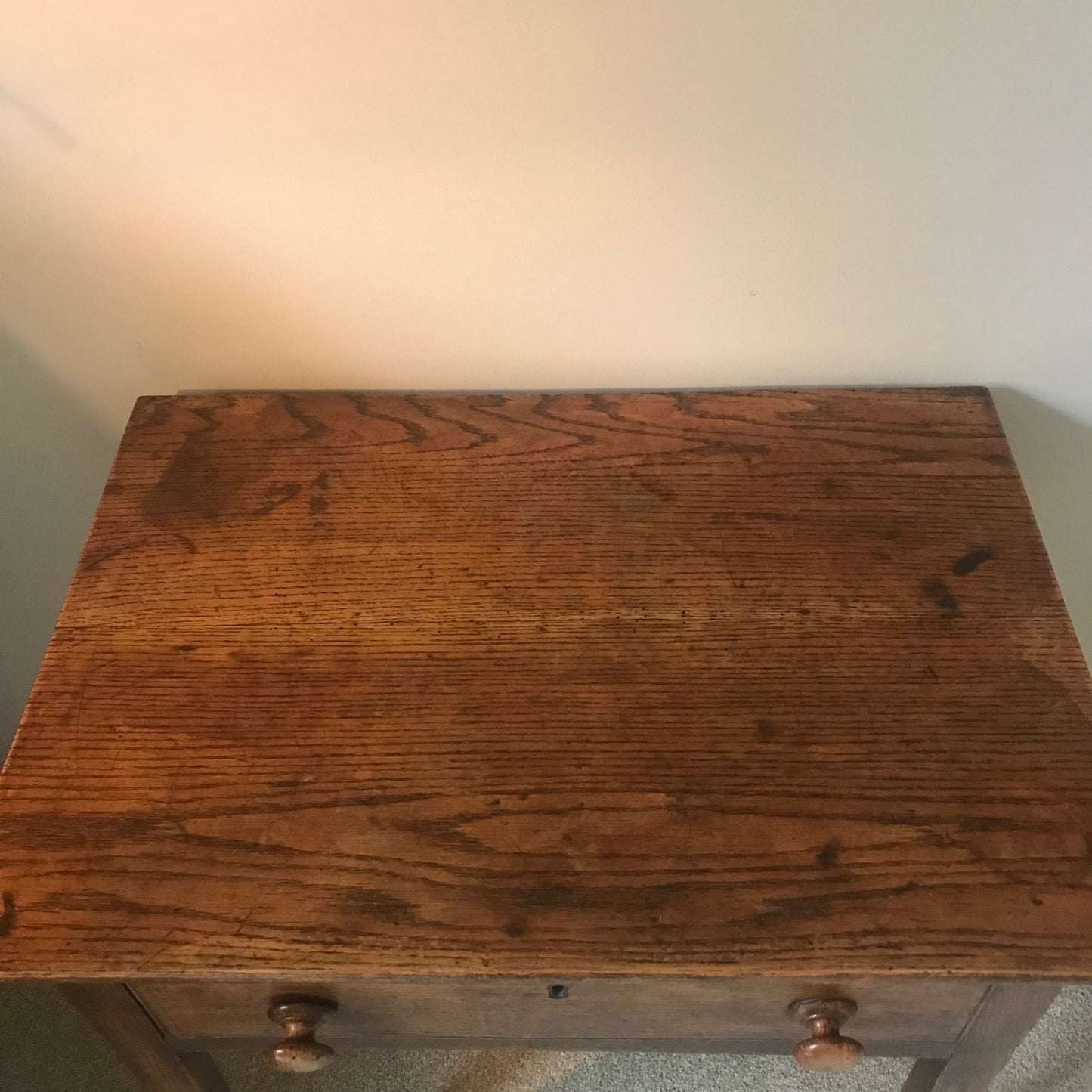 Elm Side Table.