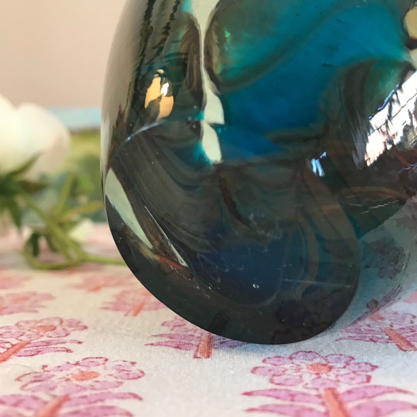 Maltese Tiger Glass Vase.