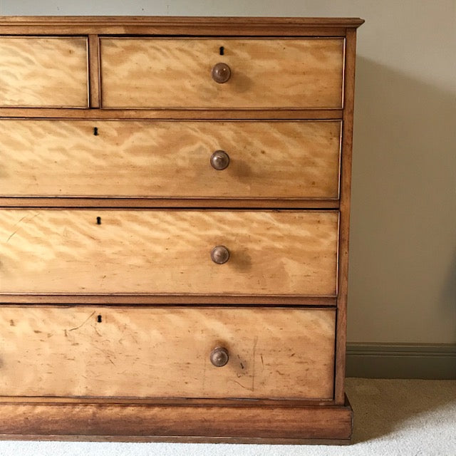 Satin Birch Chest.