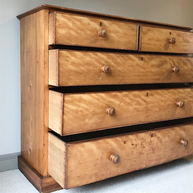 Satin Birch Chest.