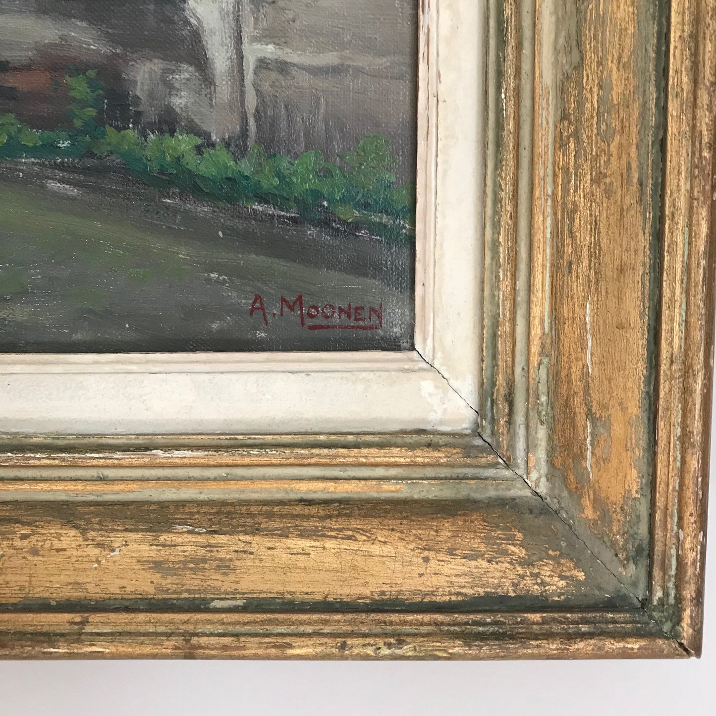 French Oil On Canvas