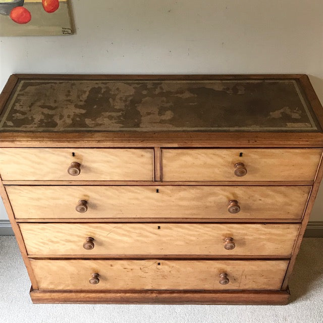 Satin Birch Chest.