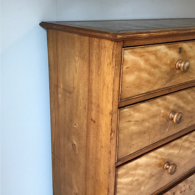 Satin Birch Chest.