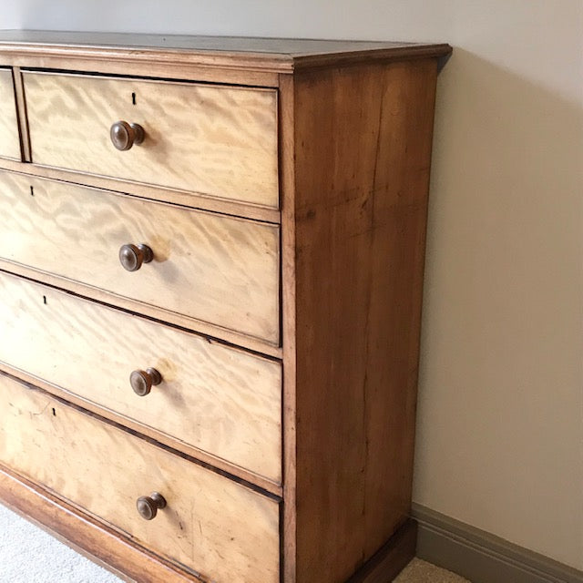 Satin Birch Chest.