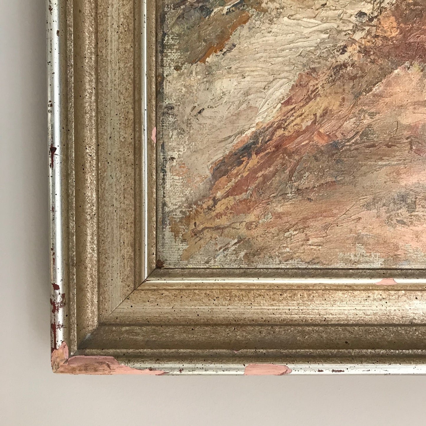 French Oil On Canvas