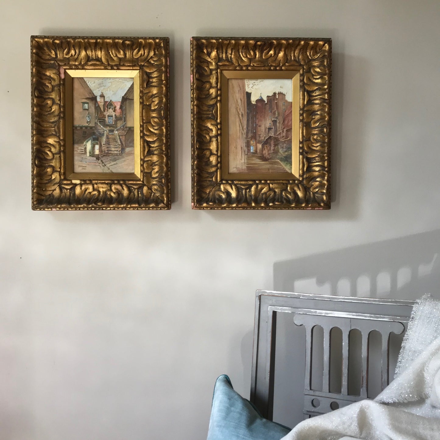 Pair Of Edinburgh Water Colours.
