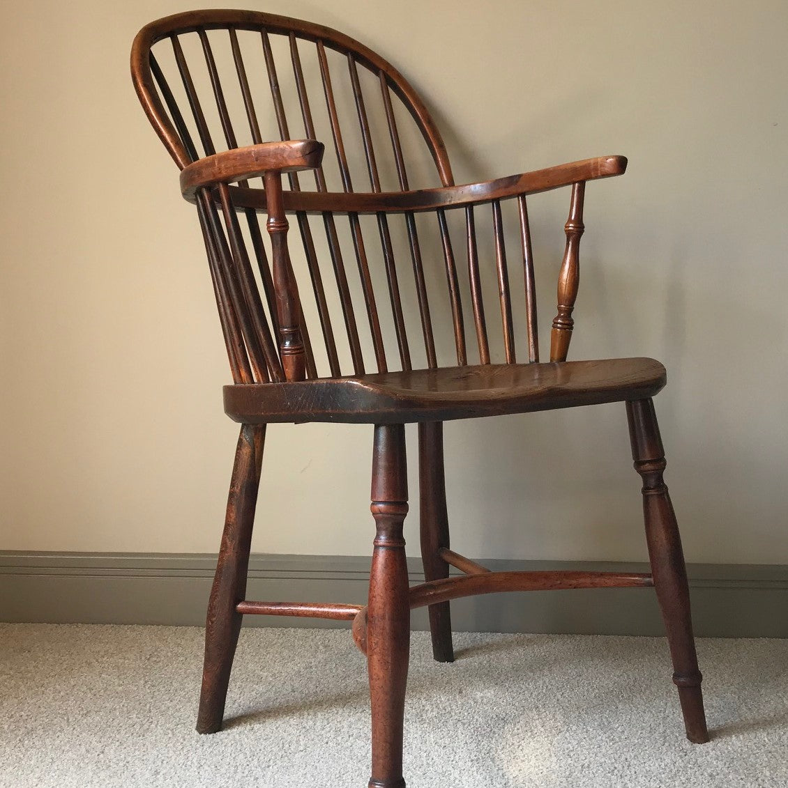 Hooped Stick Back Windsor Chair "Amos Grantham"