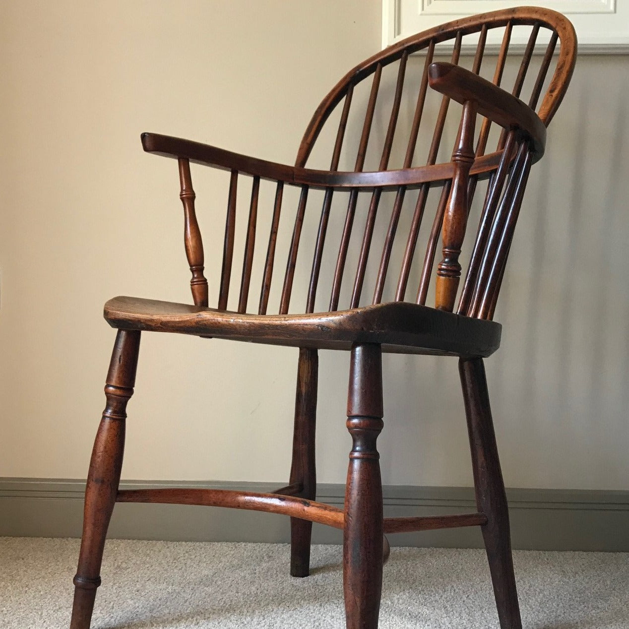 Hooped Stick Back Windsor Chair "Amos Grantham"