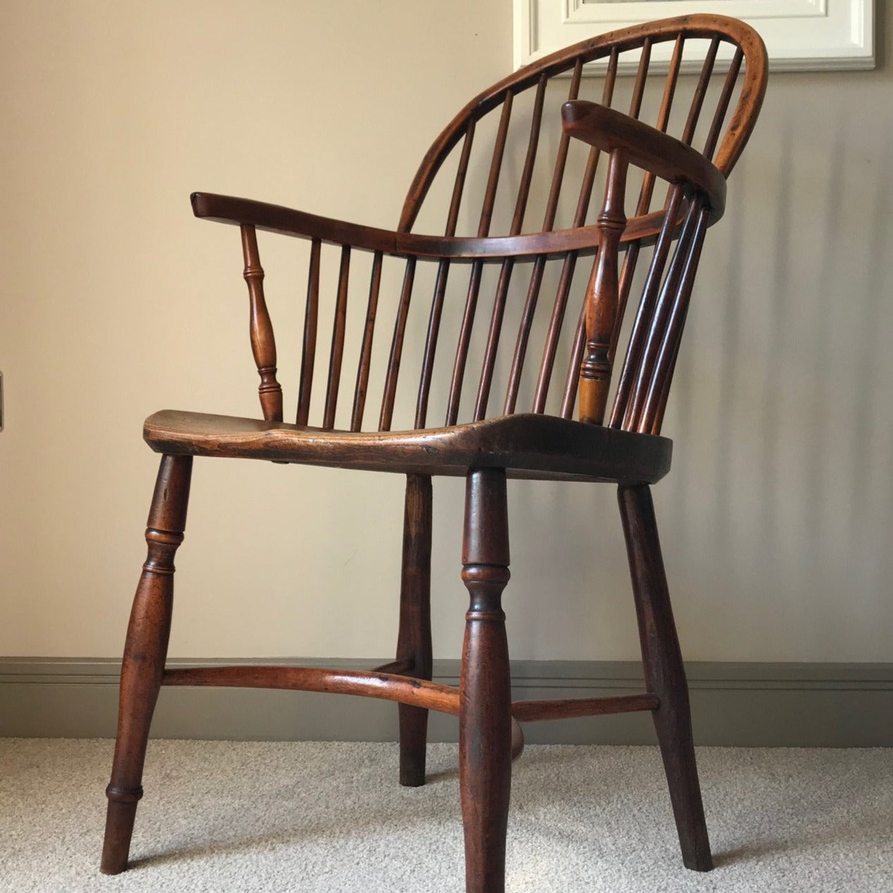 Hooped Stick Back Windsor Chair "Amos Grantham"
