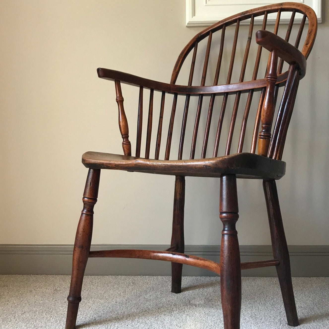 Hooped Stick Back Windsor Chair "Amos Grantham"